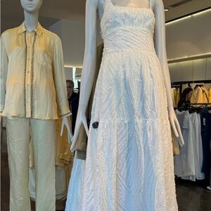Zara FRAYED JACQUARD DRESS ZW COLLECTION